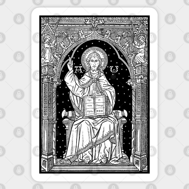 Alpha and Omega (Missal Setting) Sticker by DeoGratias